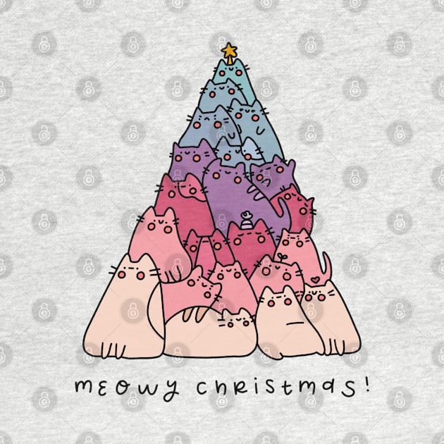 Meowy Christmas by maiadrawss